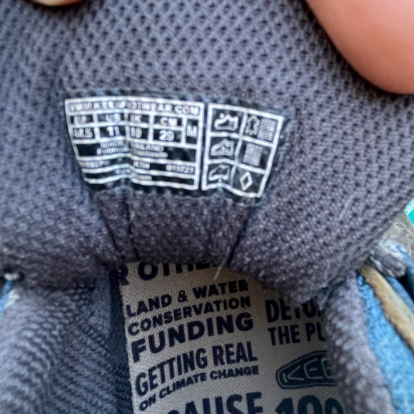 Keen Men's Athletic Shoes in Brown and Blue - Picture 4 of 5